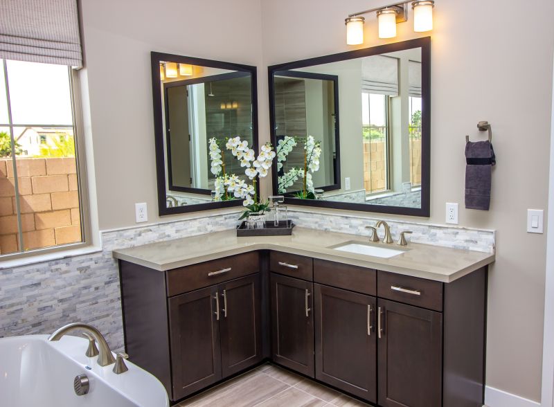 Bathroom Vanity with Under-Mount Sinks